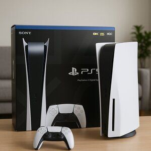 🎮 Sony PlayStation 5 Digital Edition Console – White | 825GB SSD | Model 300663